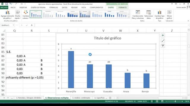 Diseño experimental con observaciones múltiples de datos en InfoStat y Excel 2013 смотреть онлайн