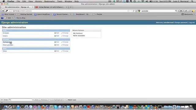 Using Django 1.4 with Eclipse (Part 3 Using the Admin Site) смотреть онлайн