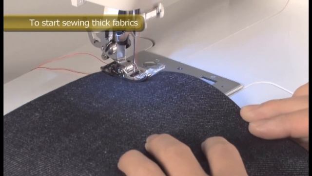 JUKI HZL-K65 - Chapter 6: Straight Stitch смотреть онлайн