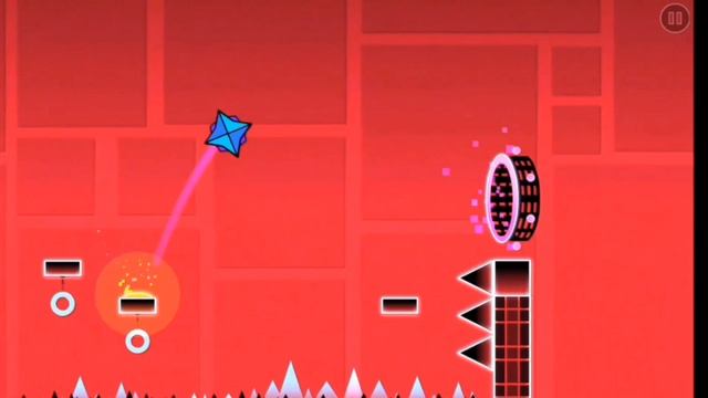 прохожу уровень Back On Track в игре Geometry Dash