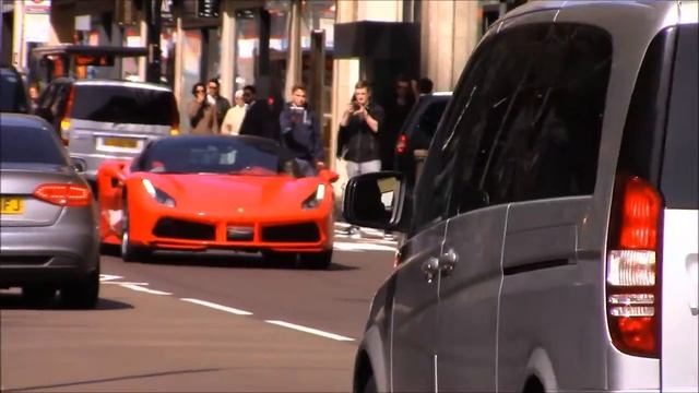 Ferrari 488 GTB Sounds in London смотреть онлайн