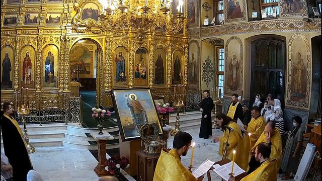 15.6.21 Молебное пение с акафистом перед мощами св. Александра Невского смотреть онлайн