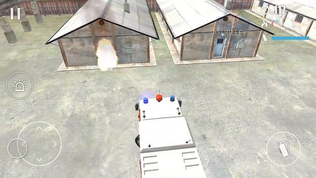 911 Rescue Fire Truck - Android Game смотреть онлайн