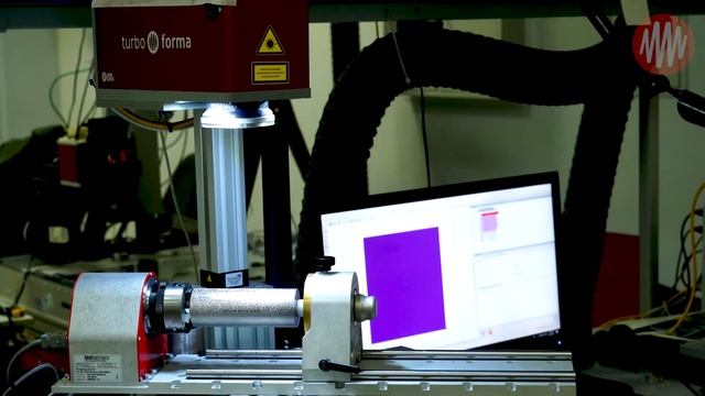 ЛАЗЕРНАЯ эрозионная обработка // Вал для ТИСНЕНИЯ фольги // LaserBarking® смотреть онлайн