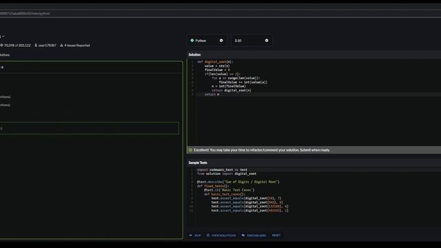 CodeWars Season Challenge - Third Episode (4rd) (Python Recursive Functions and While) смотреть онлайн