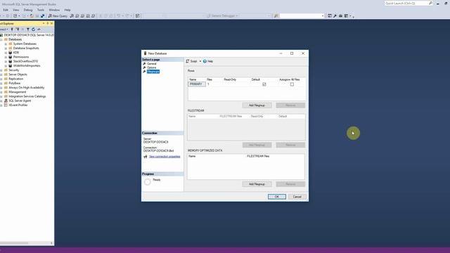 SQL Server 2017 Tutorial 16 - CREATE DATABASE смотреть онлайн