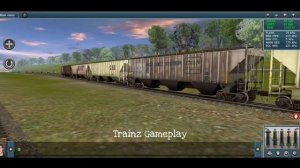 CSX C40-8 & CSX ES44AC with Nice Horn Leads Loaded Grain Train - Trainz Simulator Android