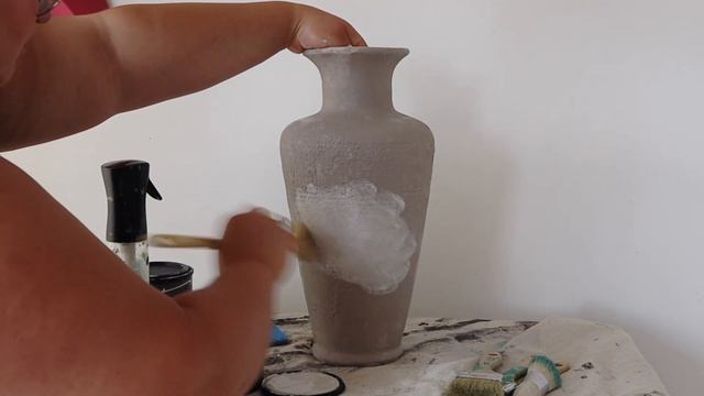 How to Make a Vase Look Amazing with Terra Clay Paint! смотреть онлайн