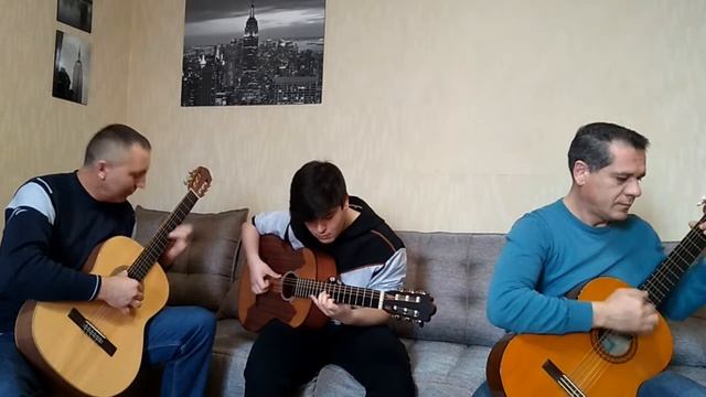 L.Lobos.А.Banders-Desperado.Сovr.Vr. Исполняет трио: Василий Тур, Дмитрий и Вячеслав Пригорян! смотреть онлайн