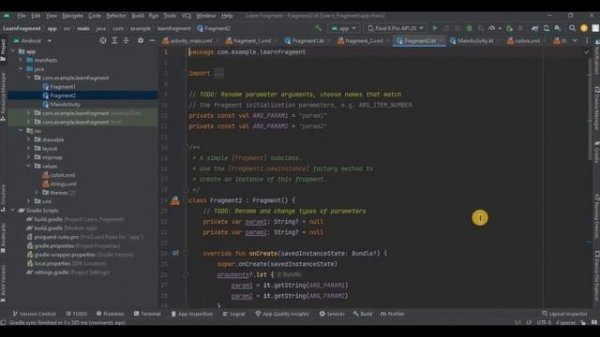 Fragment in Android Studio using Kotlin | Android Knowledge
