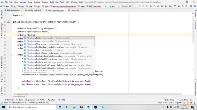 Android Studio Java - [Anonim Chat] MainActivity Kısmına BottomNavigationView Nesnesini Dahil Edeli смотреть онлайн