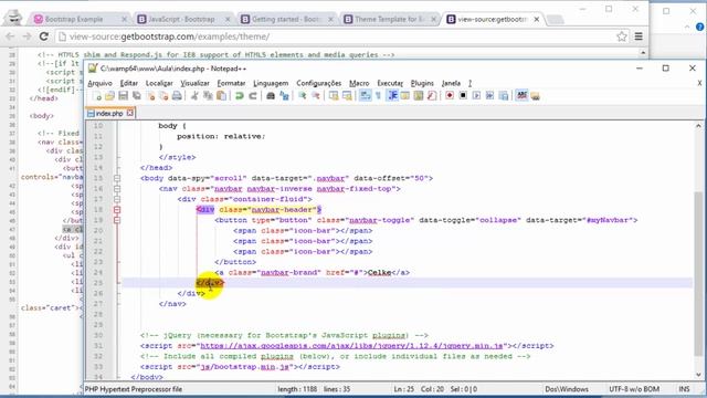Como criar site scroll com menu flutuante смотреть онлайн