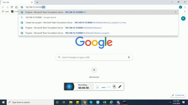 How to access the TFS through web portal with IP and hostname. смотреть онлайн
