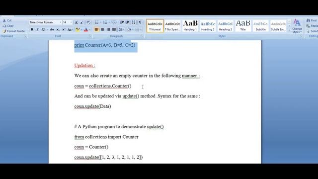 Python collections:Counter|Collections in Python Counter collections TELUGU|Python Tutorial смотреть онлайн