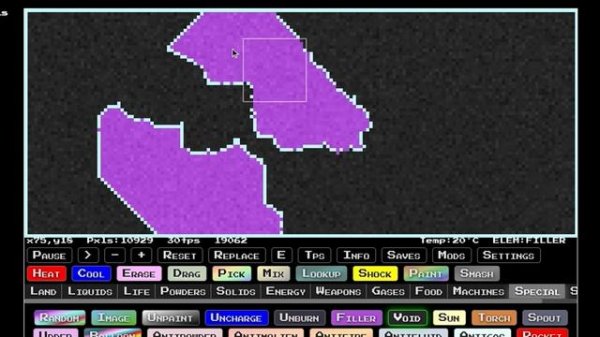 Sandboxels Gameplay II