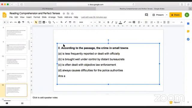 CLAT Prep Assistance: Reading Comprehension and Perfect Tenses | Dhwani Gupta смотреть онлайн