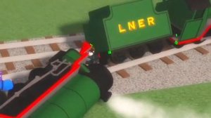 ROBLOX Thomas The Train Experience! (Blue Train With Friends)