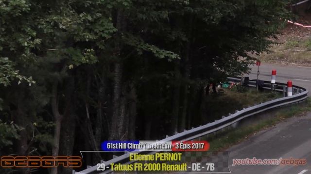 Tatuus FR 2000 Renault - Etienne PERNOT - HILL CLIMB - 2017 - Turckheim-Trois Epis смотреть онлайн