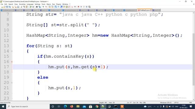 Print HashMap Keys Greater Than X value || Frequency of words in a String смотреть онлайн