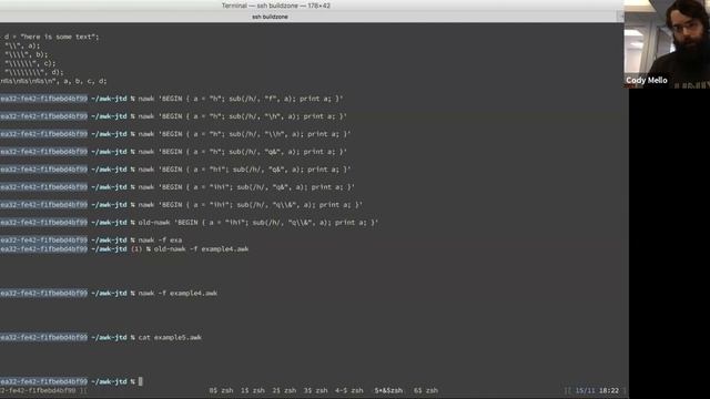 JTD: An Introduction to AWK смотреть онлайн