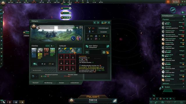 Stellaris Deutsch Let's Play Necroids #15 [Bringt Die Probleme In Den Griff]