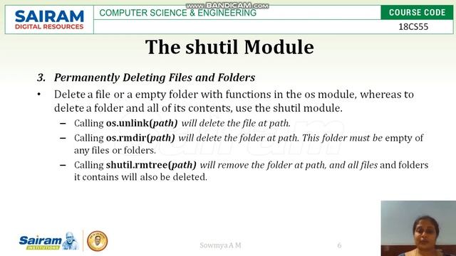 LectureVideo 18CS55 Module3 Organizing Files 1 Sowmya смотреть онлайн