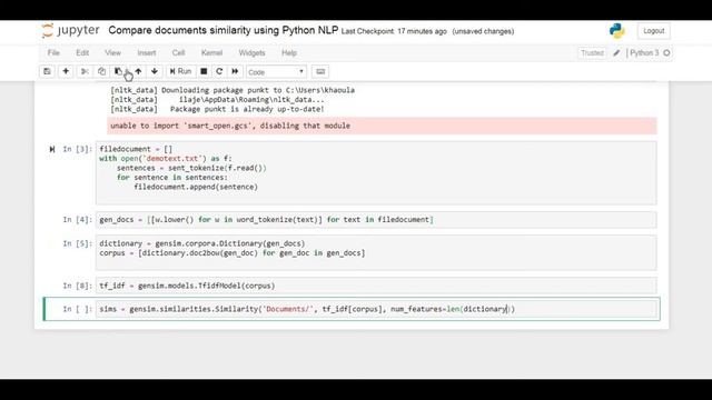 Compare the similarity of two Wikipedia's articles using Python Natural language processing смотреть онлайн