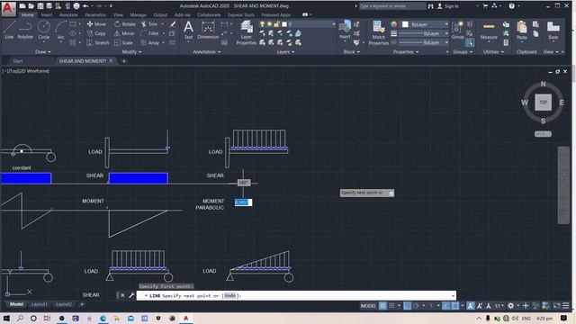 STRUCTURAL ANALYSIS-- SHEAR AND MOMENT DIAGRAM OF BEAMS INTRODUCTION USING AUTOCAD смотреть онлайн