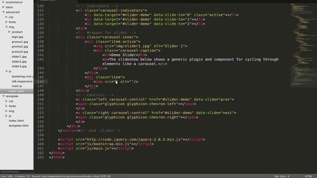 [Bootstrap 3 Advanced] 2. HTML của phần Slider & Promo смотреть онлайн