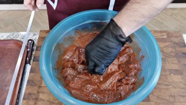 Шашлык из говяжьей печени смотреть онлайн