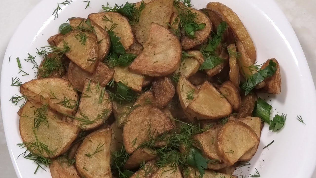 Молодая картошка в кожуре по-деревенски во фритюре - Не зря её так все любят! смотреть онлайн