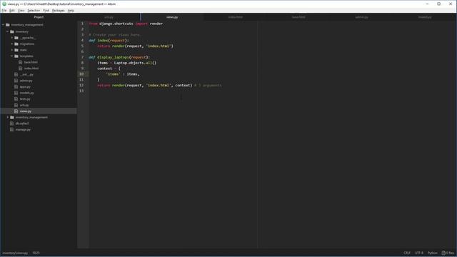 Django IMS - Defining Views - Part 4 смотреть онлайн