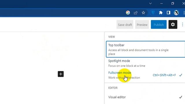 Disable the Fullscreen Editor in WordPress смотреть онлайн