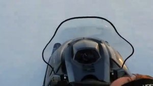 Снегоход тайга барс 850 валим по полю