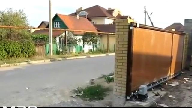 Откатные ворота из металлопрофиля в Рогачёве и пригороде Заказать телефон в описании смотреть онлайн