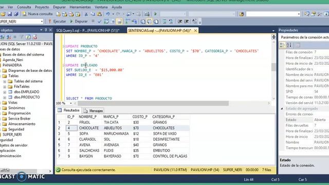 UPDATE en SQL Server 2012 смотреть онлайн