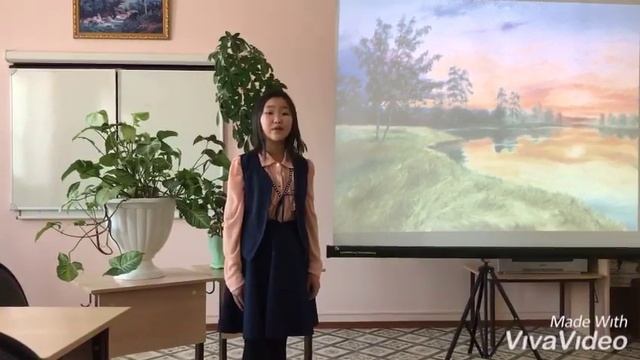 "Сияет солнце, воды блещут" #читаемтютчева, Харитонова Таня, ученица 5 класса БСОШ смотреть онлайн