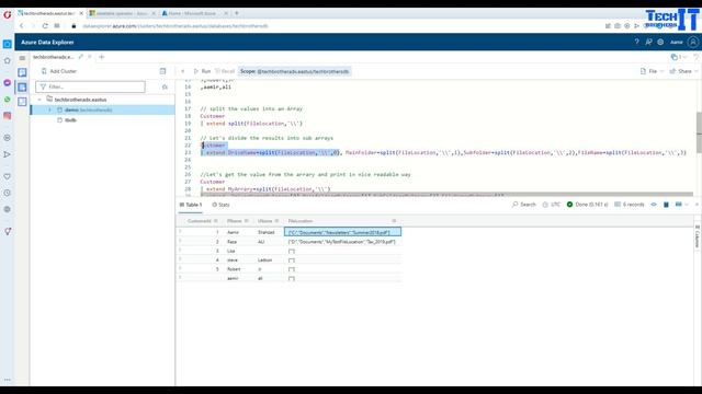 Split Function in Kusto Query (KQL) How to split string into values in Kusto Query Language - 2022 смотреть онлайн