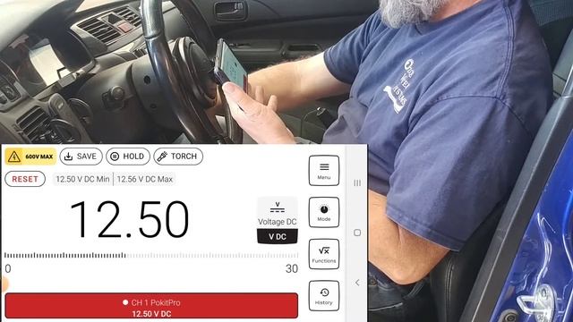 Pokit Pro Oscilloscope Car Battery Load Test смотреть онлайн