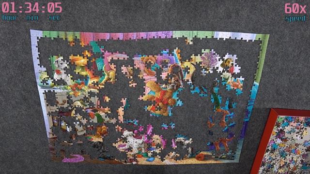 Naughty Puppies - 1000 pieces Castorland jigsaw puzzle timelapse смотреть онлайн
