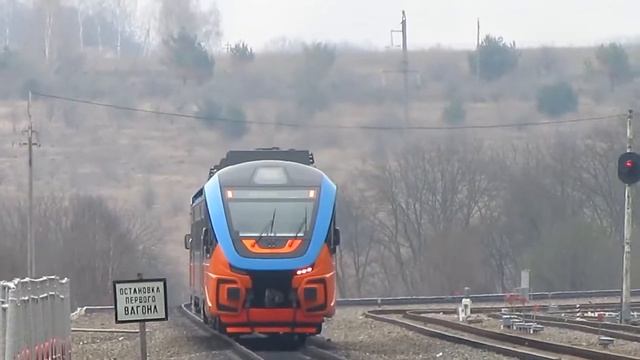 РА3-008 сообщением Орёл-Верховье-Ливны отправляется со станции Залегощь смотреть онлайн