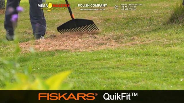 Grabie do liści FISKARS QuikFit 135013 смотреть онлайн