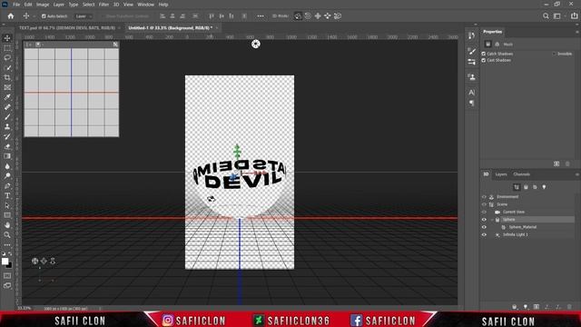 [ Photoshop Tutorial ] 3D SPHERE TEXT In Photoshop CC 2021