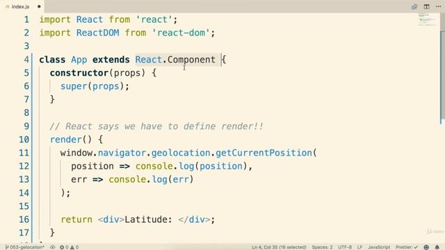 5.2 Initializing State Through Constructors | Modern React with Redux [2019 Update] смотреть онлайн
