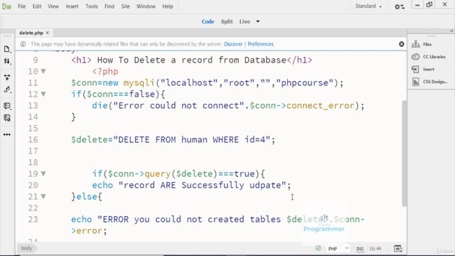 31. PHP MySQL Delete | Learn Complete Web Development Course Using PHP/MySQL смотреть онлайн