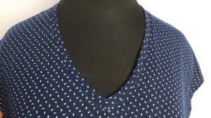 Как сшить платье без выкройки на любой размер всего с двумя швами за 20 минут. Обзор платья.mp4