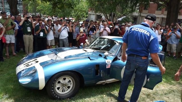 Legend Bob Bondurant Starts Priceless Lemans Shelby Cobra Daytona Ford GT40 Original Racecar Carpor смотреть онлайн