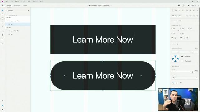 Adobe Xd Basics Tutorial #14 - Components смотреть онлайн