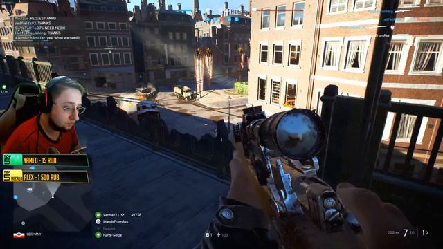 Battlefield V — Снайперим с KAR98 на Роттердаме смотреть онлайн