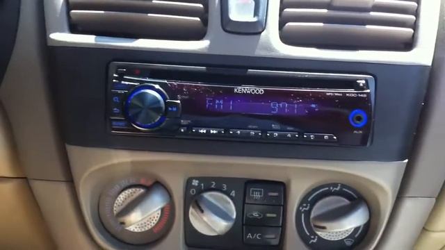 2001 Nissan Sentra Kenwood KDC-148 cd aux ipod Radio Replacement AL & ED's Los Angeles смотреть онлайн